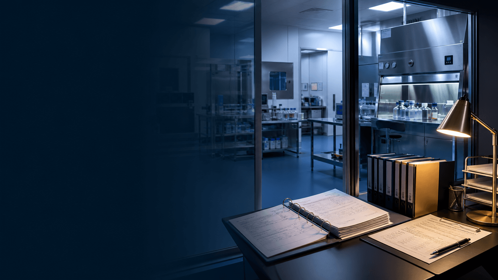 Cleanroom and compliance workstation for 503A pharmacy service planning